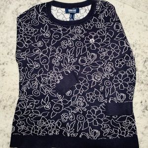 Chase lands end floral sweater